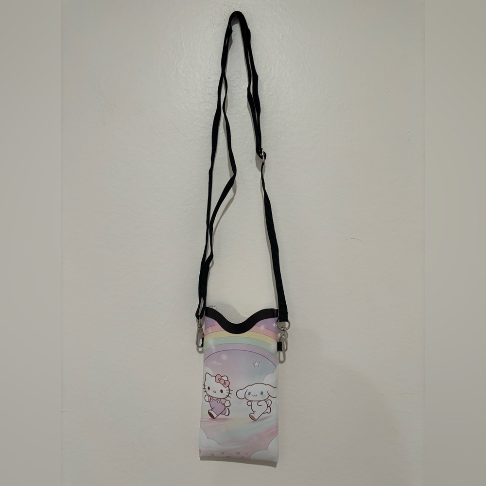 Hello Kitty & Cinnamoroll Rainbow Crossbody Bag/ Phone Bag